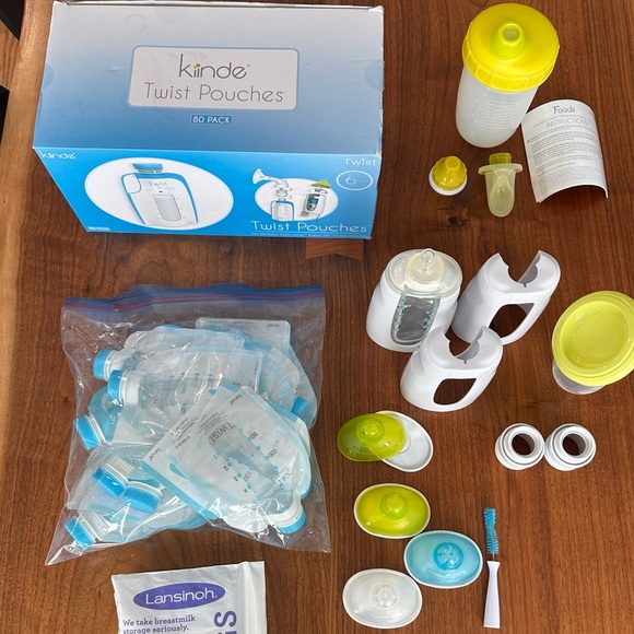 Kiinde Other - Breastfeeding Bundle (Kiinde + Lansinoh) and  Foodii Solids Starter Kit.